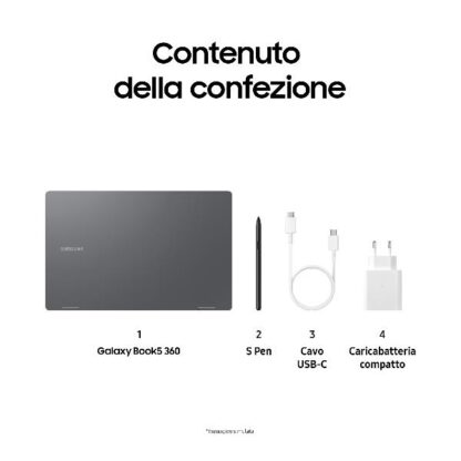 SAMSUNG Notebook - GALAXY BOOK5 360 (2 years Pick Up & Return) - immagine 2